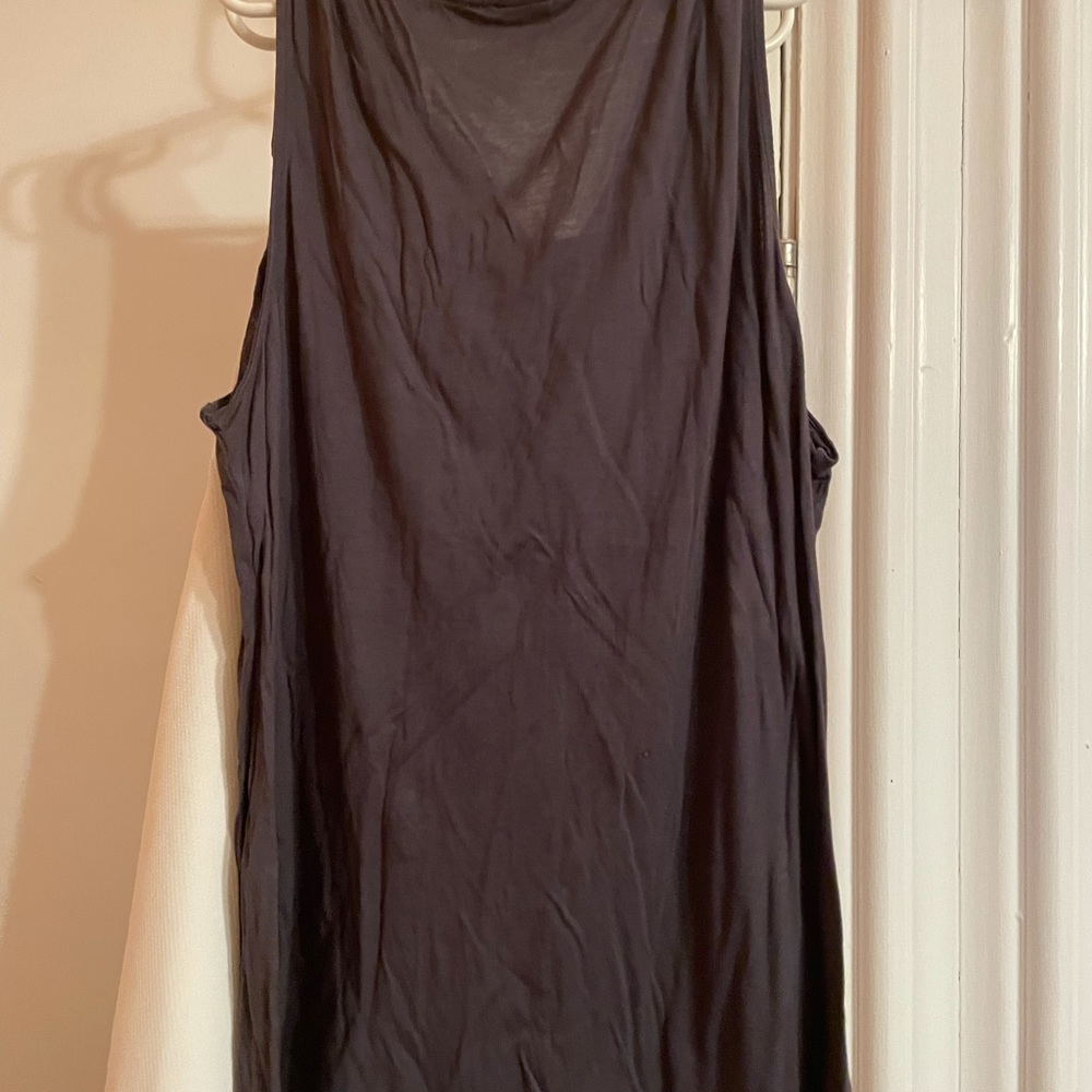 Grey Ruffle top, medium , unsure brand - Picture 2 of 2